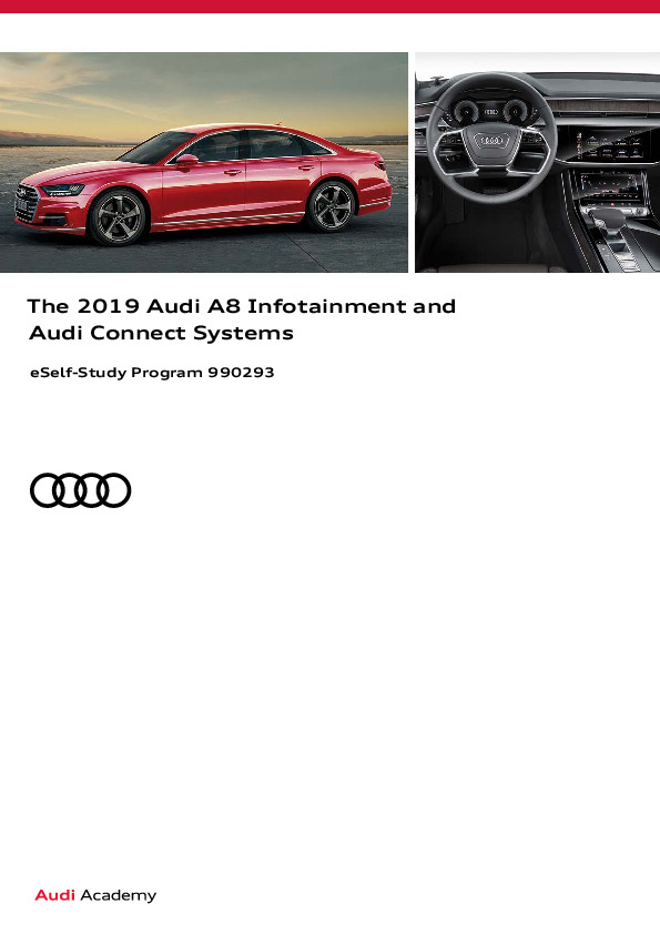 SSP 990293 - The 2019 Audi A8 Infotainment and Audi Connect Systems