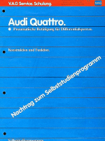 SSP 040 Audi Quattro Pneumatische Betätigung für Differentialsperre
