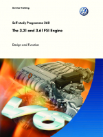 SSP 360 The 3,2l and 3,6l FSI Engine