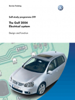 SSP 319 The Golf 2004 Electrical system