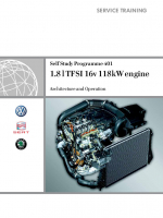 SSP 401 1,8 l TFSI 16v 118kW engine