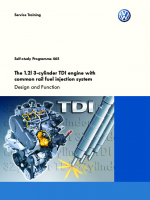 SSP 465 The 1,2l 3-cylinder TDI engine