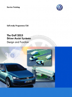 SSP 516 The Golf 2013 Driver Assist Systems