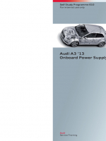 SSP 610 Audi A3 2013 Onboard Power Supply and Networking