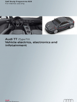SSP 629 Audi TT (Type FV) Vehicle electrics