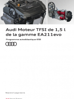 SSP 658 Audi moteur TFSI de 1,5l de la gamme EA211evo