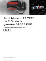 SSP 661 Audi Moteur R5 TFSI de 2,5 l de la gamme EA855 EVO