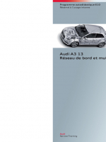 SSP 610 Audi A3 ’13 Réseau de bord et multiplexage