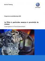 SSP 558 Le filtre a particules essence a proximite du moteur