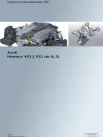 SSP 490 Audi Moteur W12 FSI de 6,3l