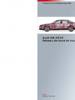 SSP 459 Audi A8 2010 Réseau de bord et multiplexage