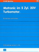 SSP 111 Motronic im 5 Zyl 20V Turbomotor