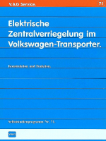 SSP 071 Elektrische Zentralverriegelung im Volkswagen-Transporter