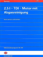 SSP 145 2,5l - TDI - Motor mit Abgasreinigung