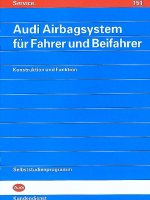 SSP 151 Audi Airbagsystem für Fahrer und Beifahrer