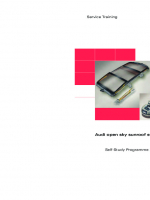 SSP 378 Audi open sky sunroof systems