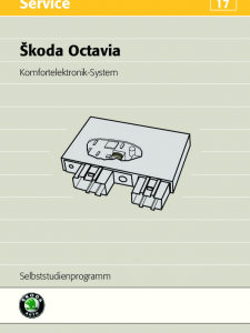 SSP 017 Skoda Octavia Komfortelektronik-System