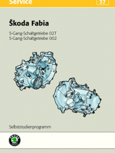 SSP 037 Skoda Fabia – 5-Gang-Schaltgetriebe 02T 002