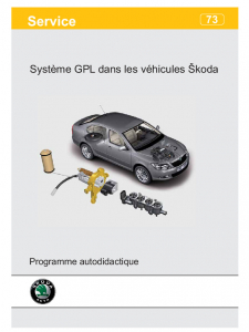 SSP 073 Système GPL dans les véhicules Škoda
