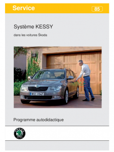 SSP 085 Système KESSY dans les voitures Škoda