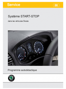SSP 086 Système START-STOP dans les véhicules Škoda
