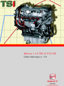 SSP 118 Moteur 1,4 L TSI 16 V 92 kW