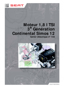 SSP 158 Moteur 1,8 l TSI - 3e Generation - Continental Simos 12