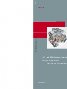 SSP 226 3,3l V8 TDI Engine Mechanicals