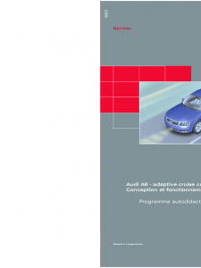 SSP 289 Audi A8 - adaptive cruise control