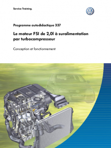 SSP 337 Le moteur FSI de 2,0l à suralimentation par turbocompresseur EA113