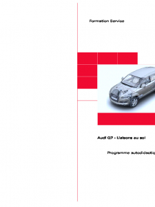 SSP 362 Audi Q7 - Liaisons au sol