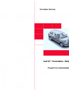 SSP 363 Audi Q7 - Transmission  Boîte transfert 0AQ