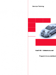 SSP 394 Audi A5 - Liaisons au sol