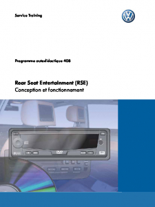 SSP 408 Rear Seat Entertainment (RSE)