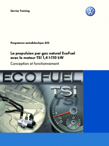 SSP 425 La propulsion par gaz naturel EcoFuel avec le moteur TSI 1,4 l-110 kW