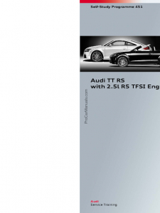 SSP 451 Audi TT RS with 2,5l R5 TFSI Engine