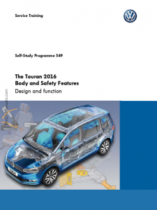 SSP 549 The Touran 2016 Body and Safety Features
