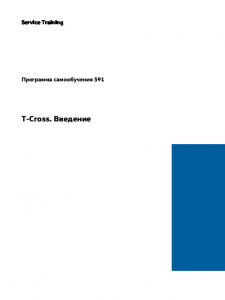 SSP 591 T-Cross Введение