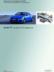 SSP 630 Audi TT (модель FV) введение