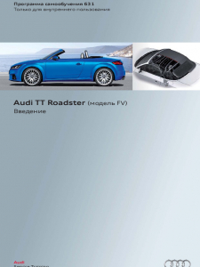 SSP 631 Audi TT Roadster (модель FV)