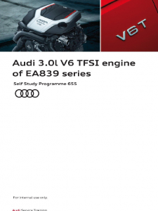 SSP 655 Audi 3,0l V6 TFSI Engine of EA839 series
