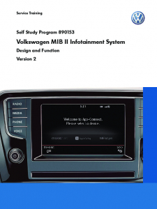 SSP 890153 - Volkswagen MIB II Infotainment System
