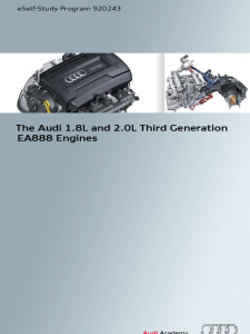 SSP 920243 - The Audi 1,8L and 2,0L Third Generation EA888 Engines