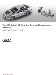 SSP 960293 - The 2019 Audi A8 Running Gear and Suspension Systems