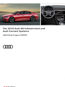 SSP 990293 - The 2019 Audi A8 Infotainment and Audi Connect Systems