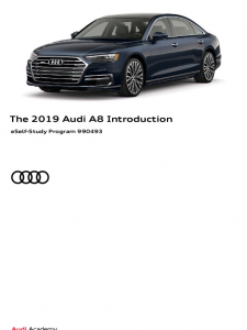SSP 990493 - The 2019 Audi A8 Introduction