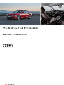 SSP 990693 - The 2019 Audi A6 Introduction