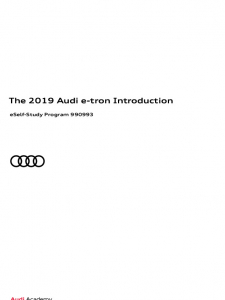 SSP 990993 - The 2019 Audi e-tron Introduction